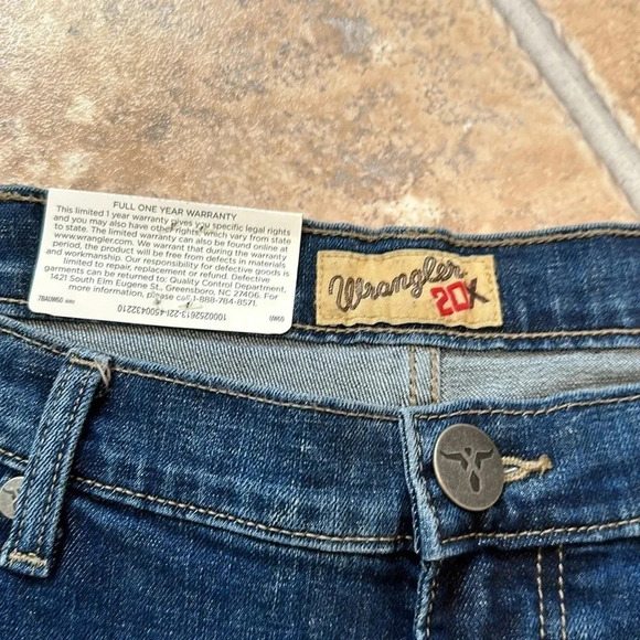 NWT Wrangler Jeans Vintage Boot 38x30 Western Mens 20X 112323415 Stretch Zip Fly - Picture 8 of 14